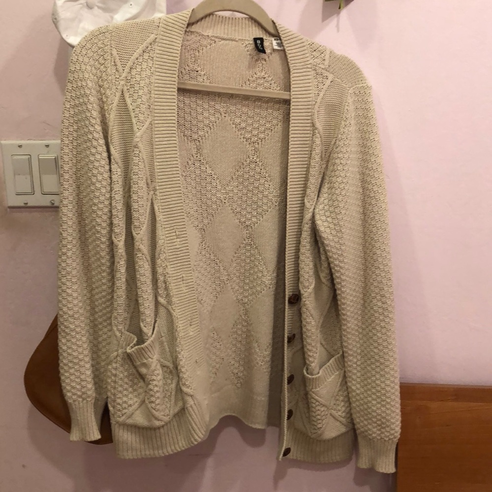 BDG cream cardigan
